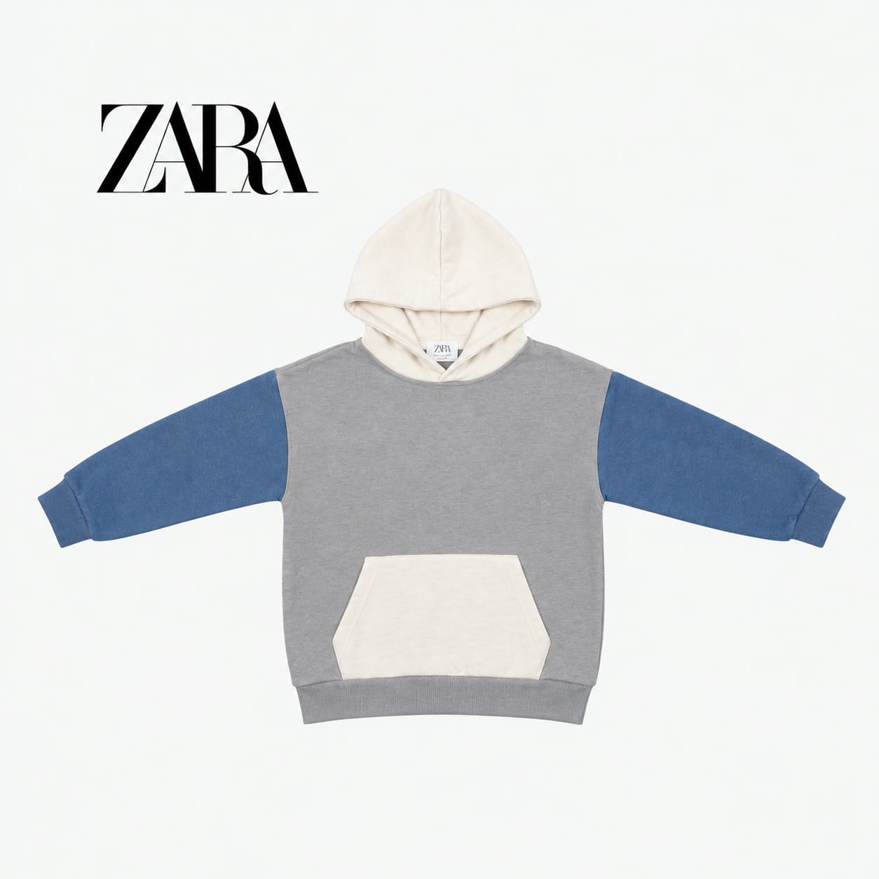 ZARA COLORBLOCK HOODIE