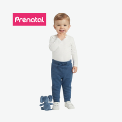 PRÉNATAL BLUE SOLID SWEATPANTS