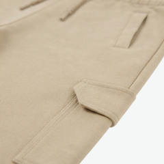 MANGO LIGHT KHAKI CARGO SWEATPANTS