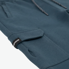 MANGO DARK TEAL CARGO SWEATPANTS