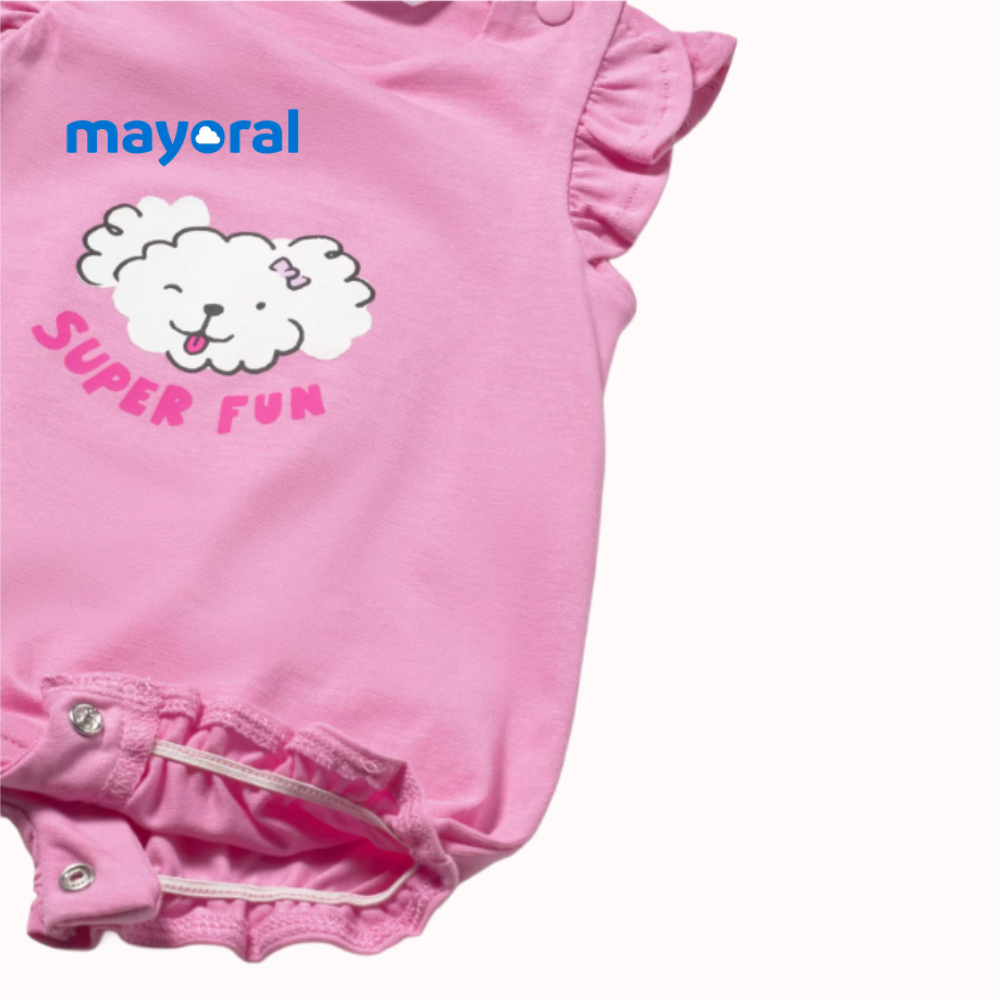 MAYORAL BUBBLEGUM PINK ROMPER