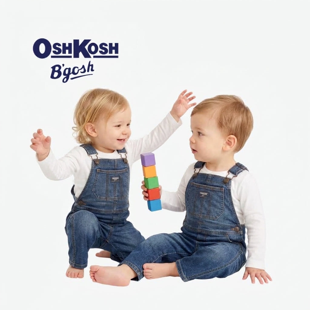 OSHKOSH B'GOSH CLASSIC BLUE DENIM DUNGAREES