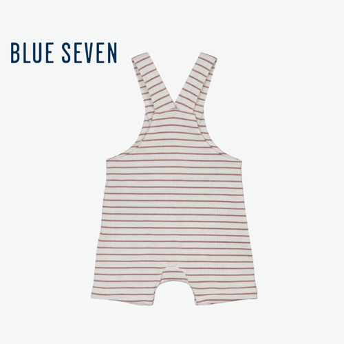 BLUE SEVEN RIBBED DUNGREE MINI